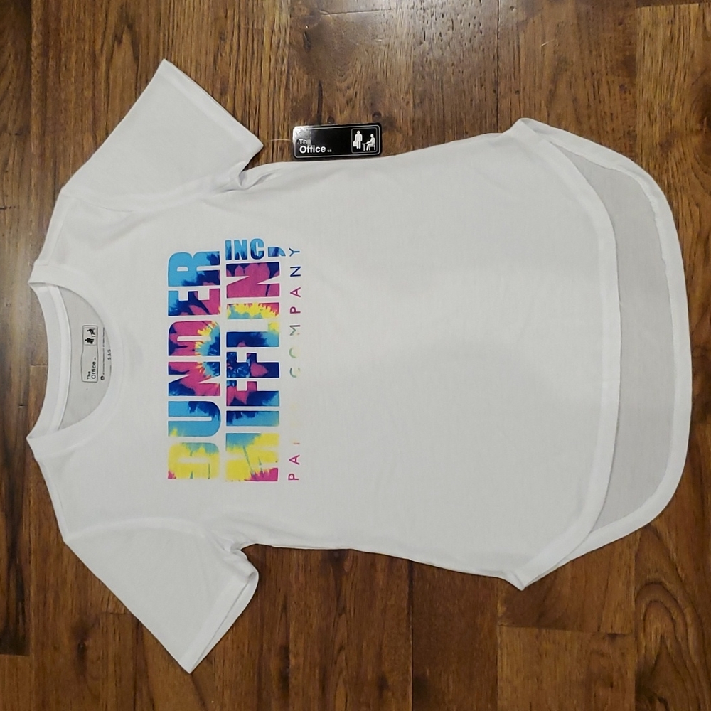 Womens The Office tie dye graphic tshirt size S